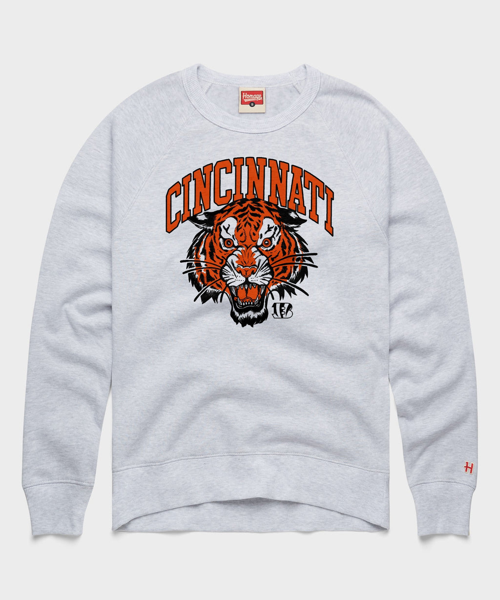 Cincinnati Bengals Tiger Head Crewneck product image 1