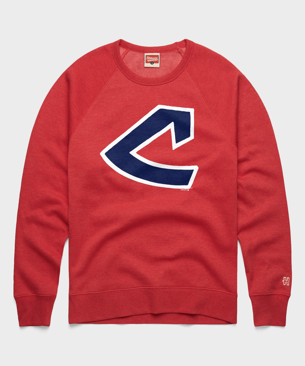 Cleveland Indians Cap Logo '73 Crewneck