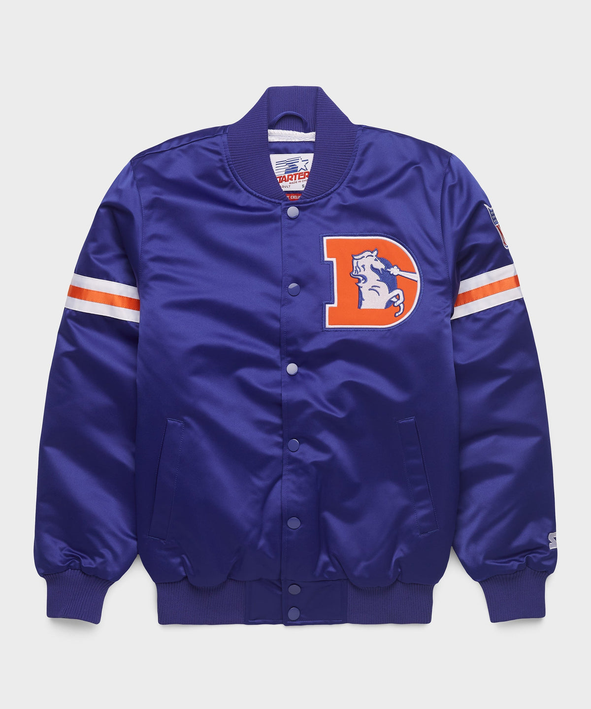 HOMAGE X Starter Broncos Heavyweight Satin Jacket product image 1