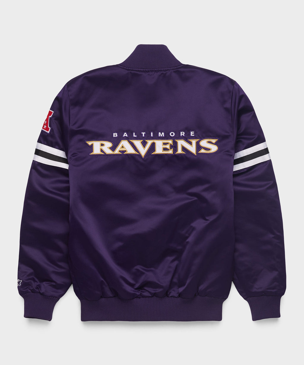 HOMAGE X Starter Ravens Heavyweight Satin Jacket product image 2