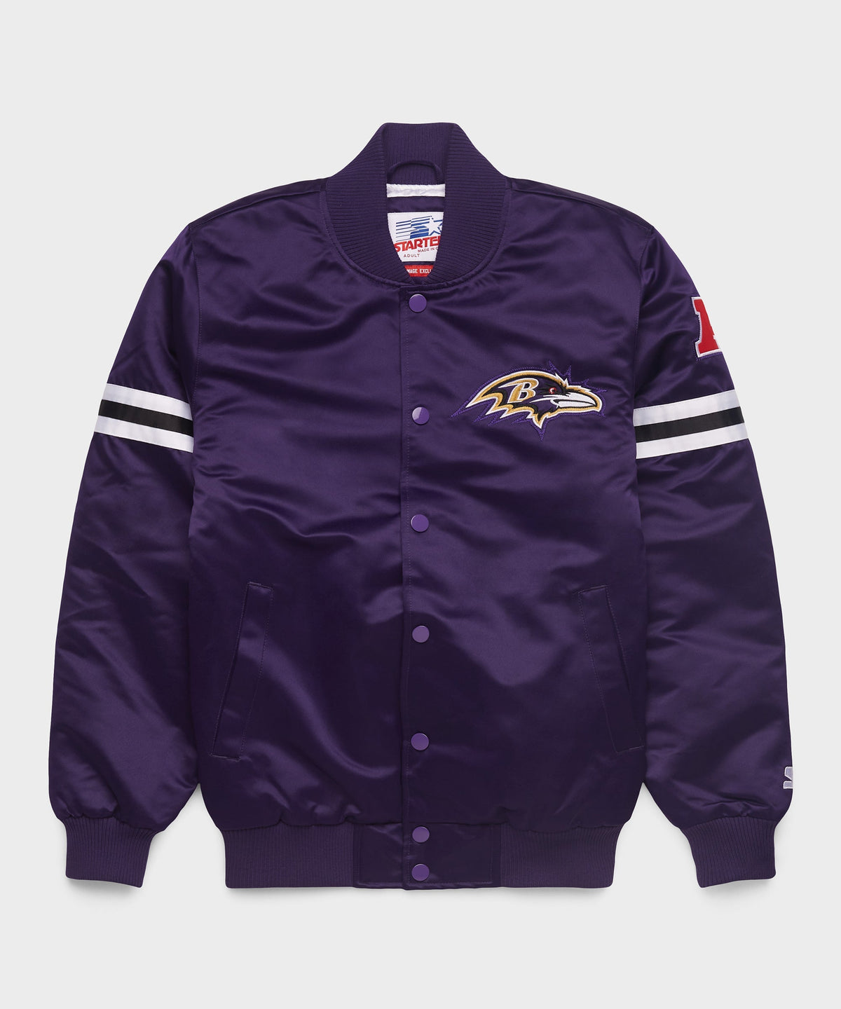 HOMAGE X Starter Ravens Heavyweight Satin Jacket product image 1