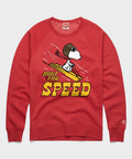 Peanuts Snoopy Built For Speed Crewneck product image 1