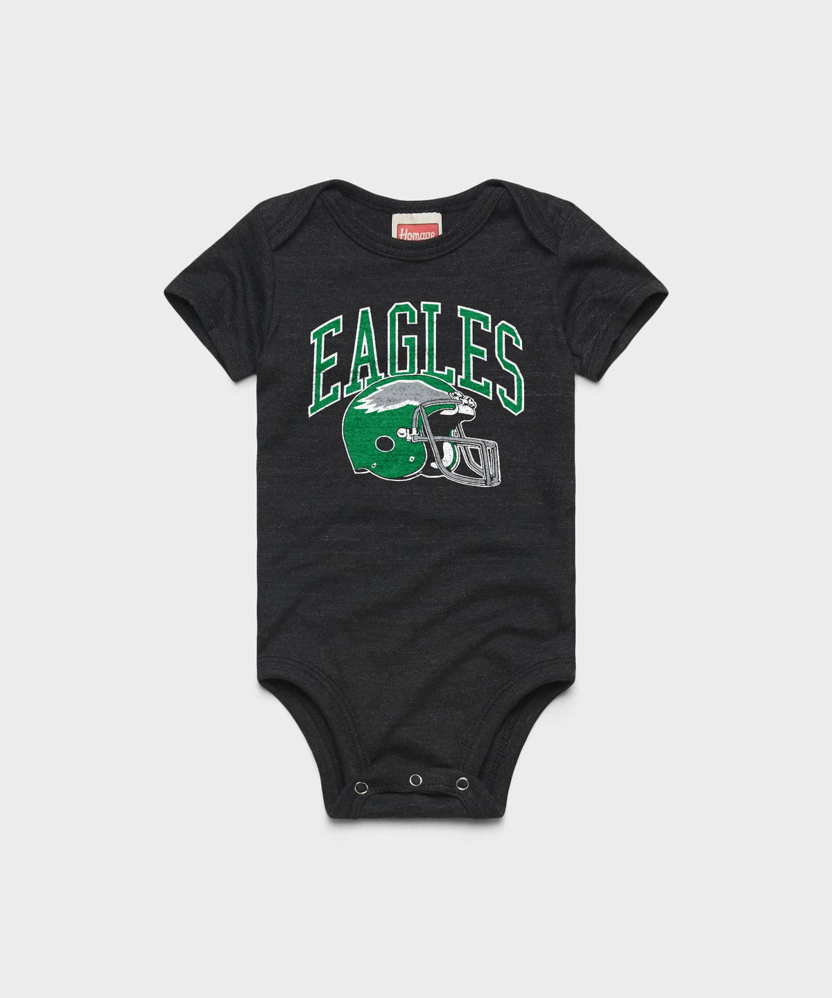 Philadelphia Eagles Helmet Retro Baby One Piece