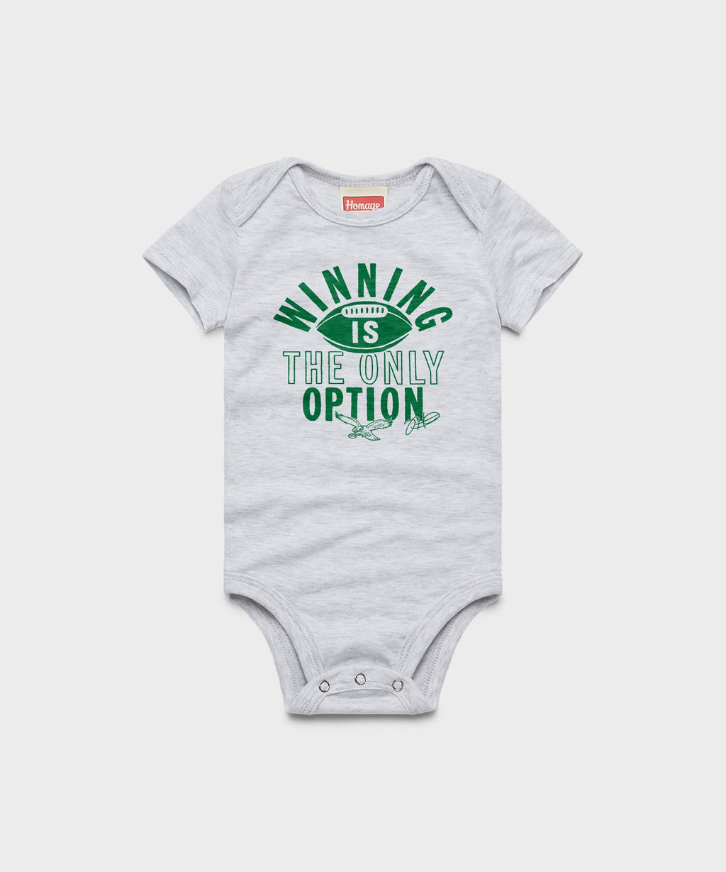 Philadelphia Eagles Jalen Hurts Winning Is The Only Option Baby One Piece