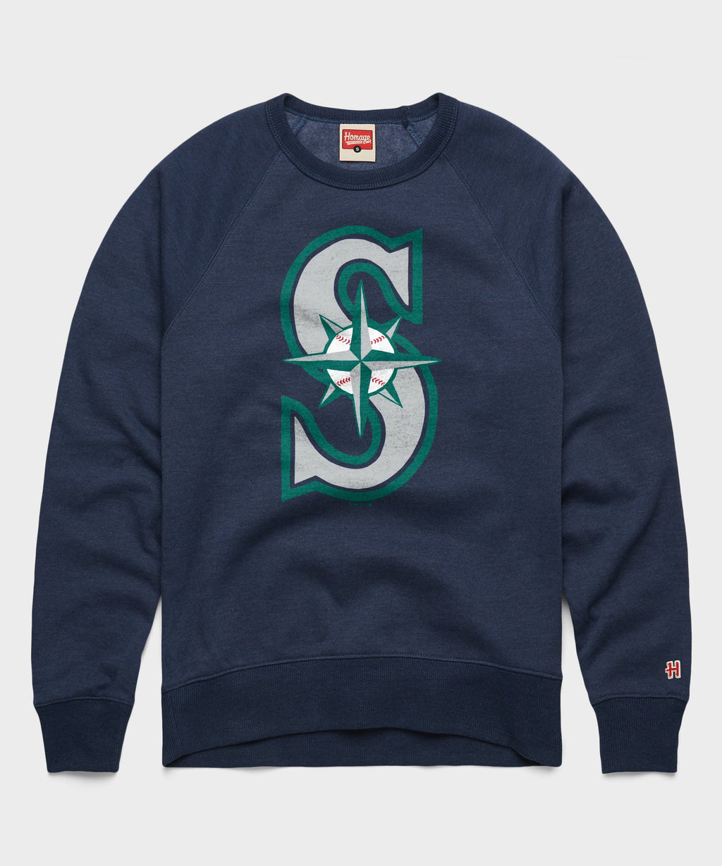 Seattle Mariners Cap Logo '93 Crewneck