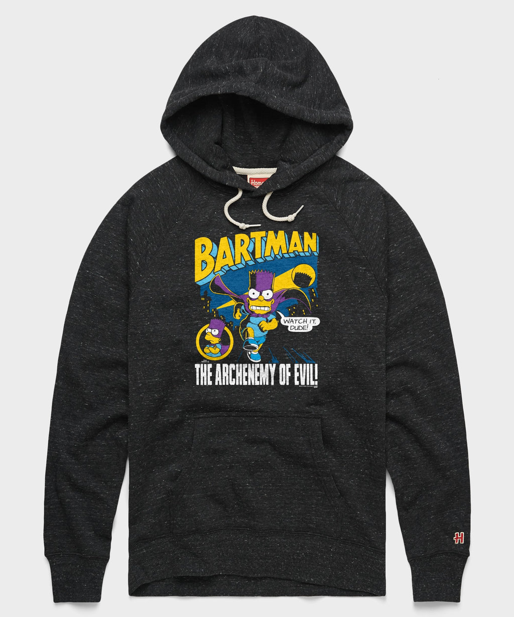 The Simpsons Bartman Archenemy of Evil Hoodie product image 1