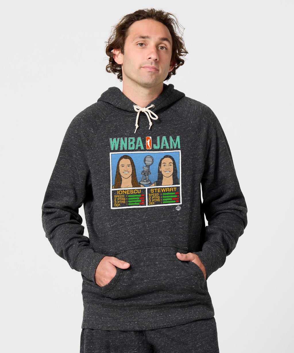 WNBA Jam Liberty 2024 Champs Ionescu And Stewart Hoodie product image 3
