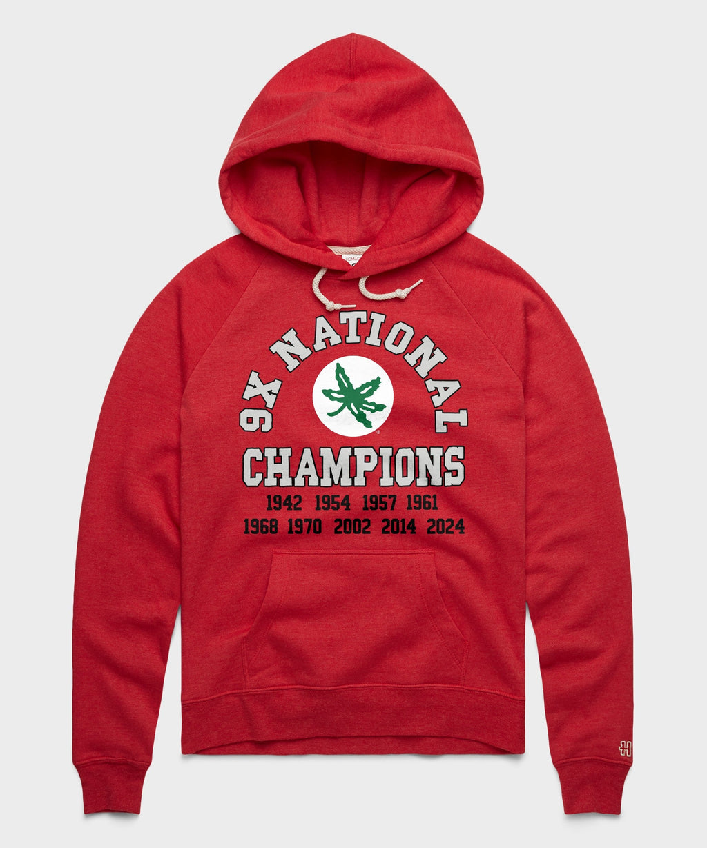 Women's Ohio State 9X National Champions Hoodie product image 1