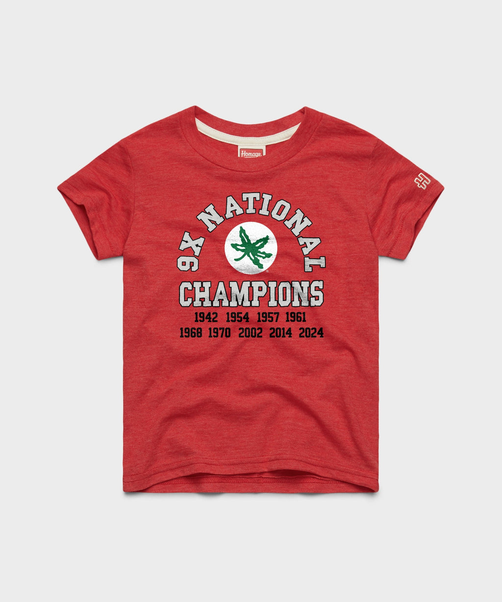 Youth Ohio State 9X National Champions product image 1