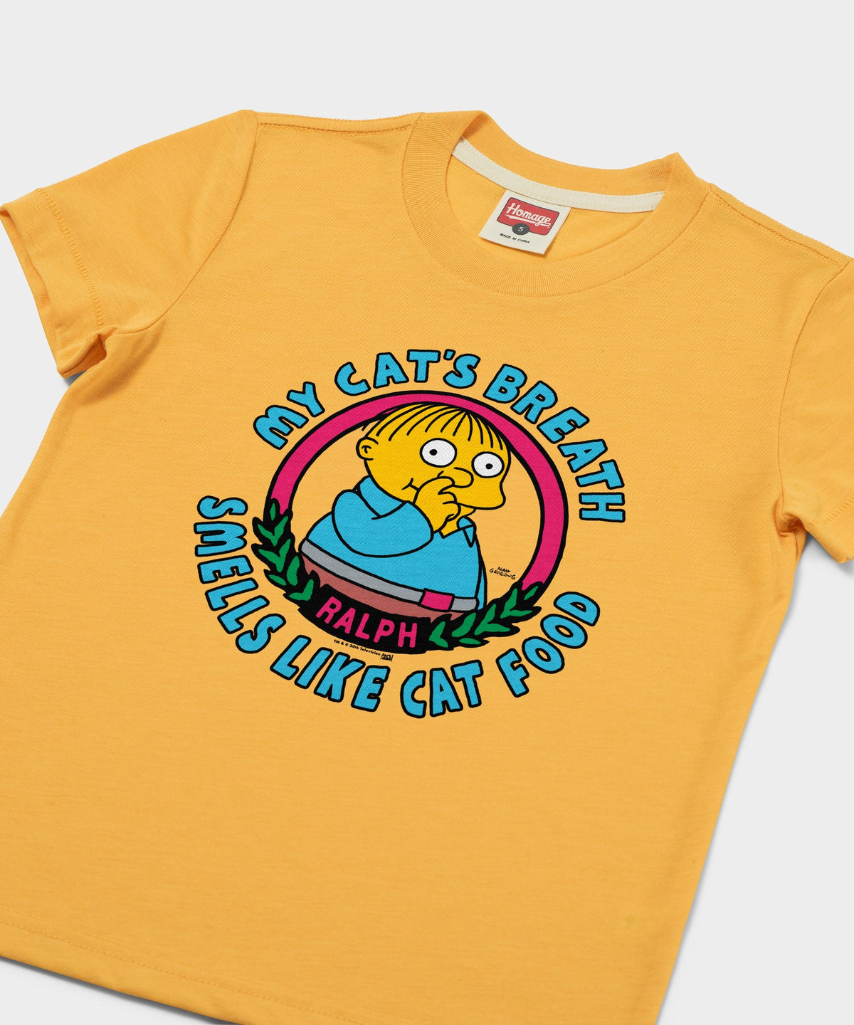Youth The Simpsons Ralph My Cat's Breath Smells Like Cat product image 2